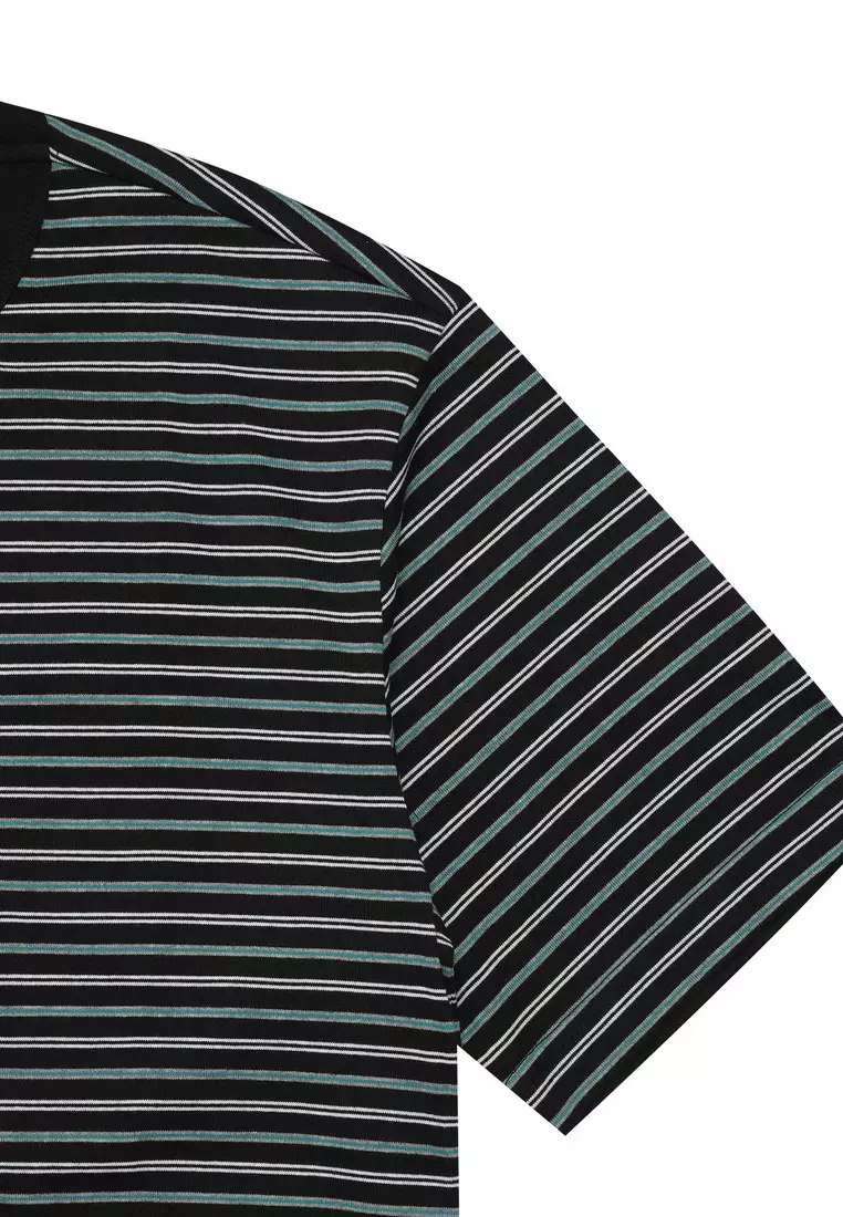 POLICE T-Shirt Salur Bordir Cotton Premium Pria 226330081