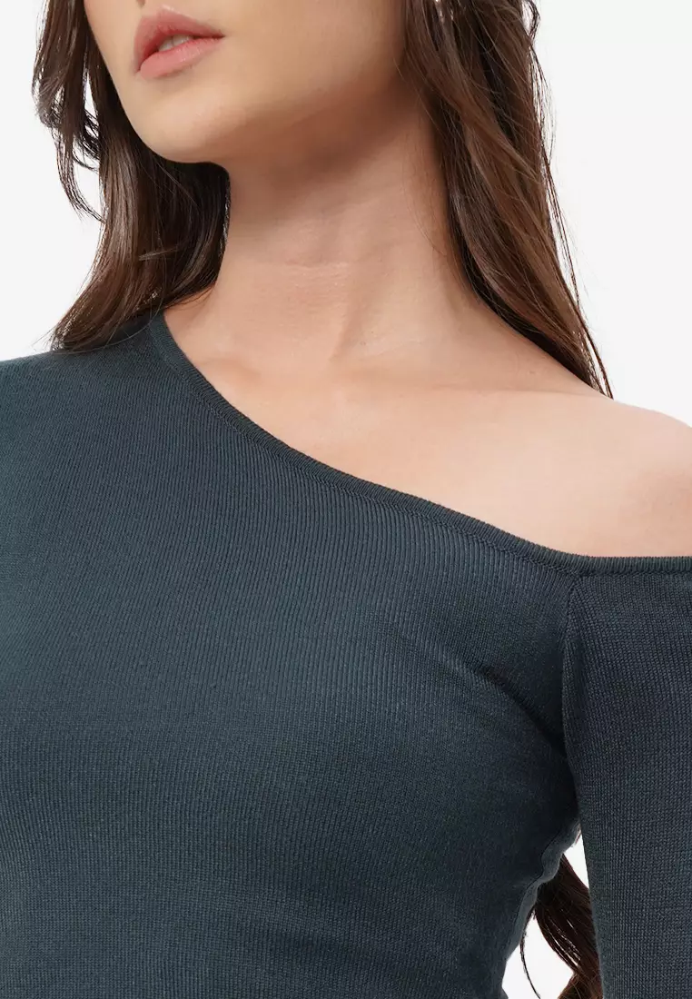 Asymmetric Long Sleeve Top