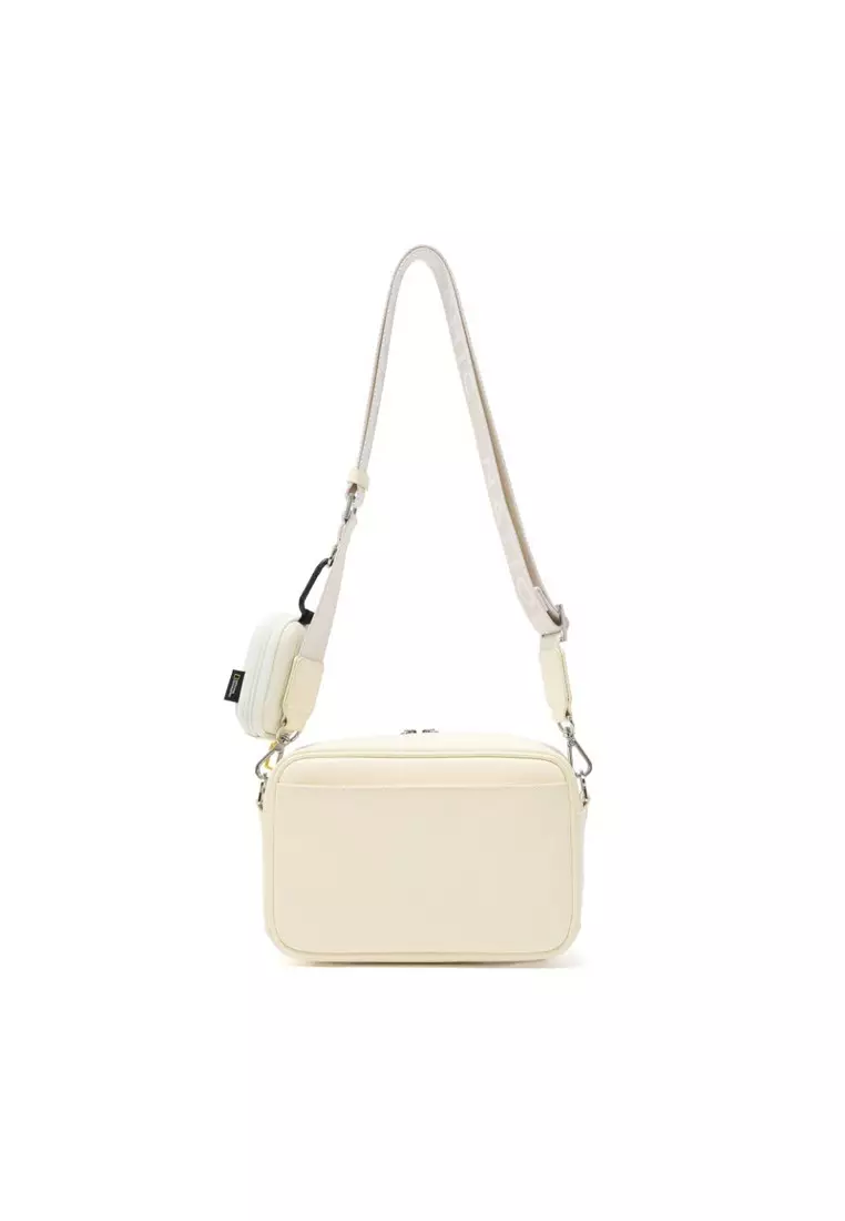 Geo Graphic Crossbody Square Bag