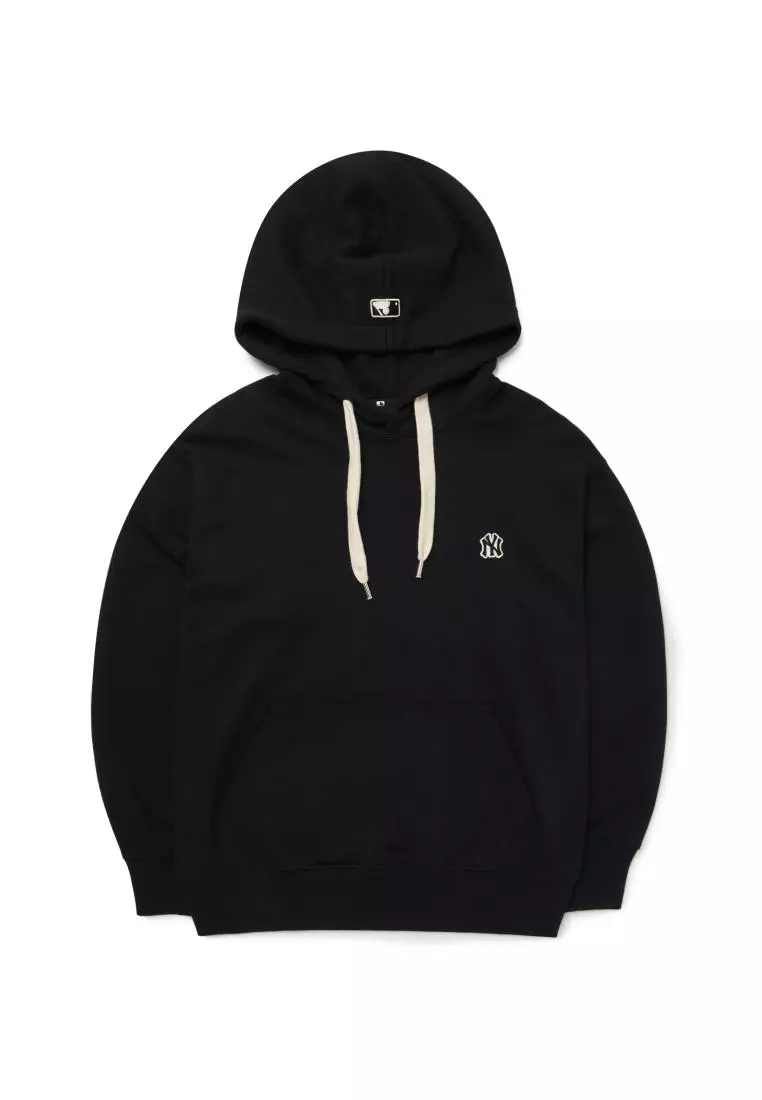 BASIC SMALL LOGO OVERFIT NEW YORK YANKEES HOODIE