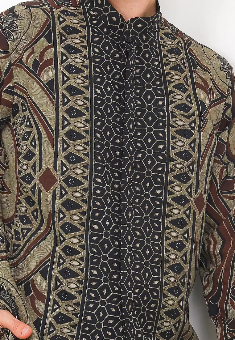 Koko Batik Regular Fit Motif Matahari