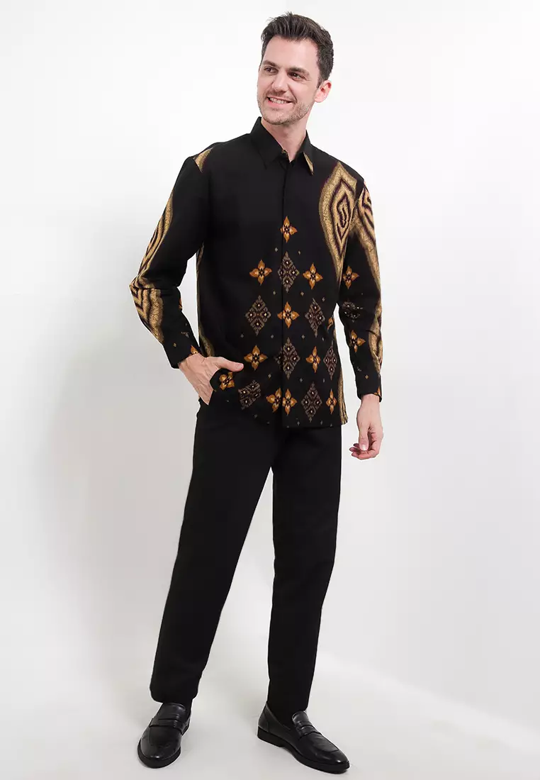 Batik Talenta Exclusive Lengan Panjang Tb Black