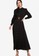 Zalia black Belted Puff Sleeves Shirt Dress 636CAAA58D3F0EGS_4