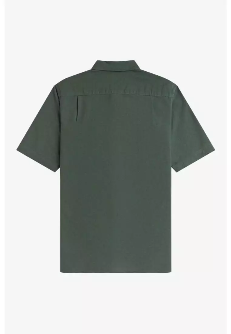 Fred Perry M8730 Oxford Shirt (Court Green)