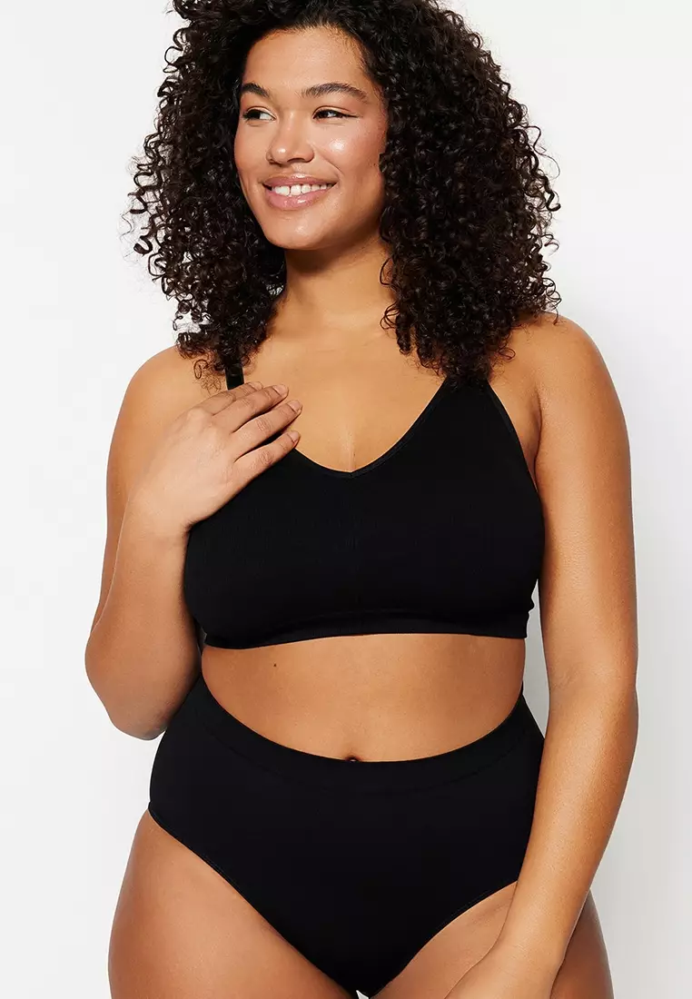 Trendyol Plus Size Strappy Bralette 2024, Buy Trendyol Online