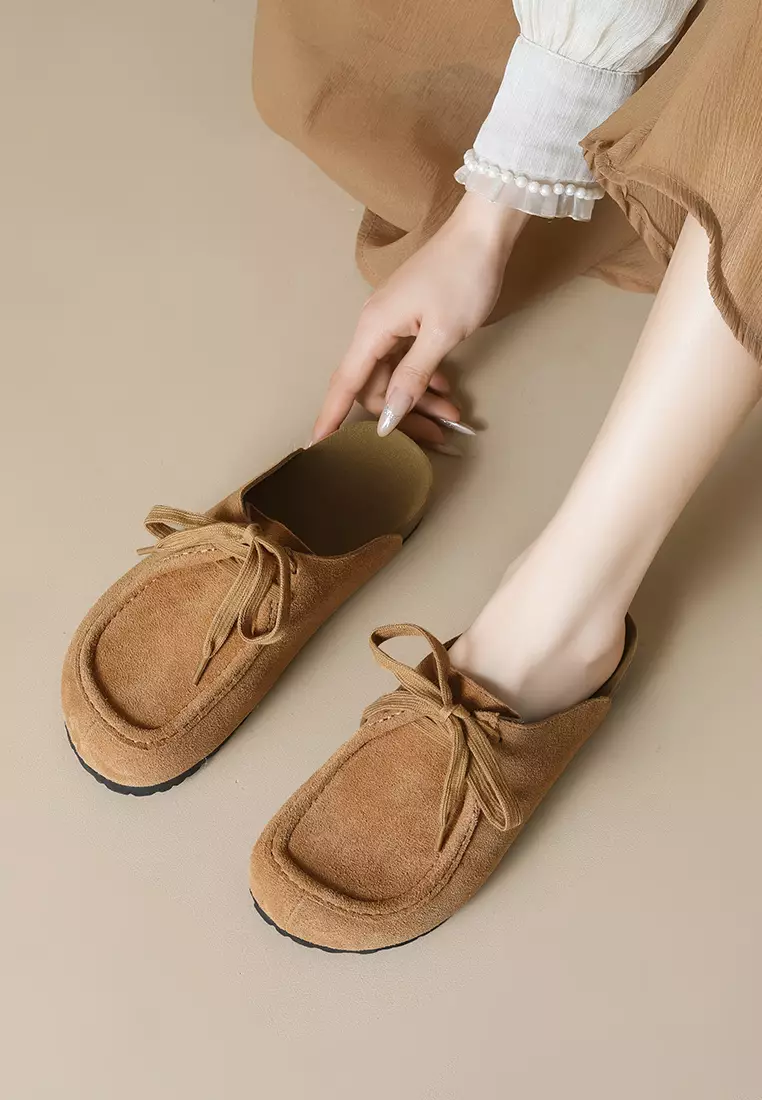 繫帶絨面勃肯鞋 WW959-23