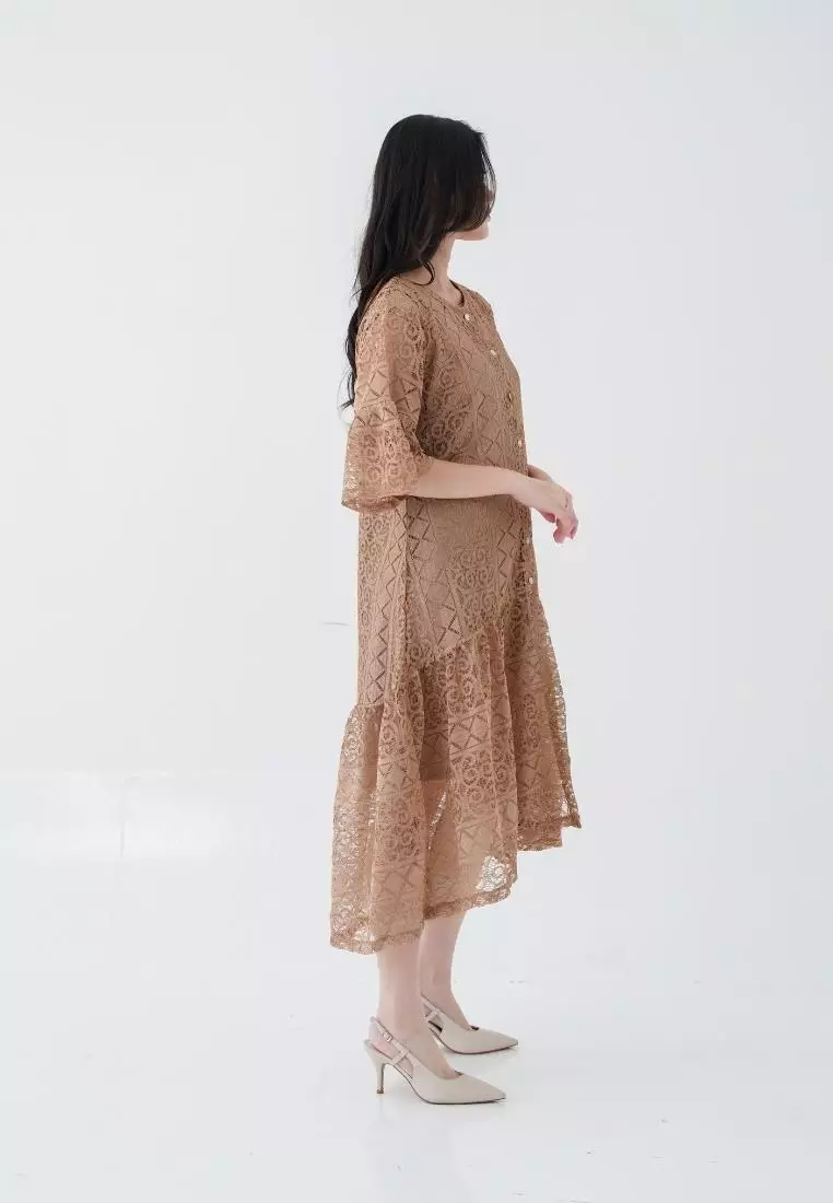 Aveline Party Dress Gold