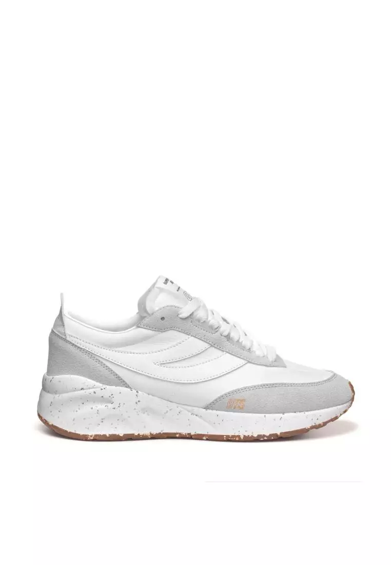 Discount on Superga  shoes - SKU: 4089 Training 9ts Slim Vegan Faux Leather White-White Avorio Sneakers