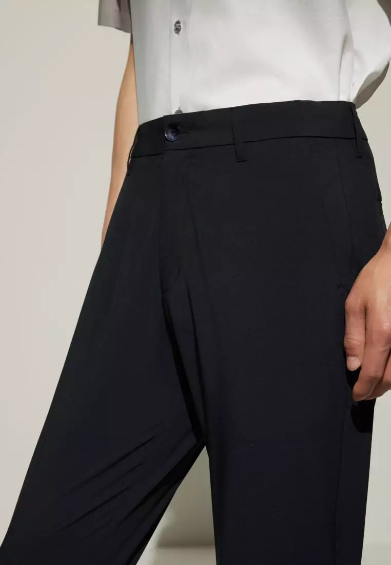 G2000 Poly Cupro Slim Tapered Fit Casual Pants