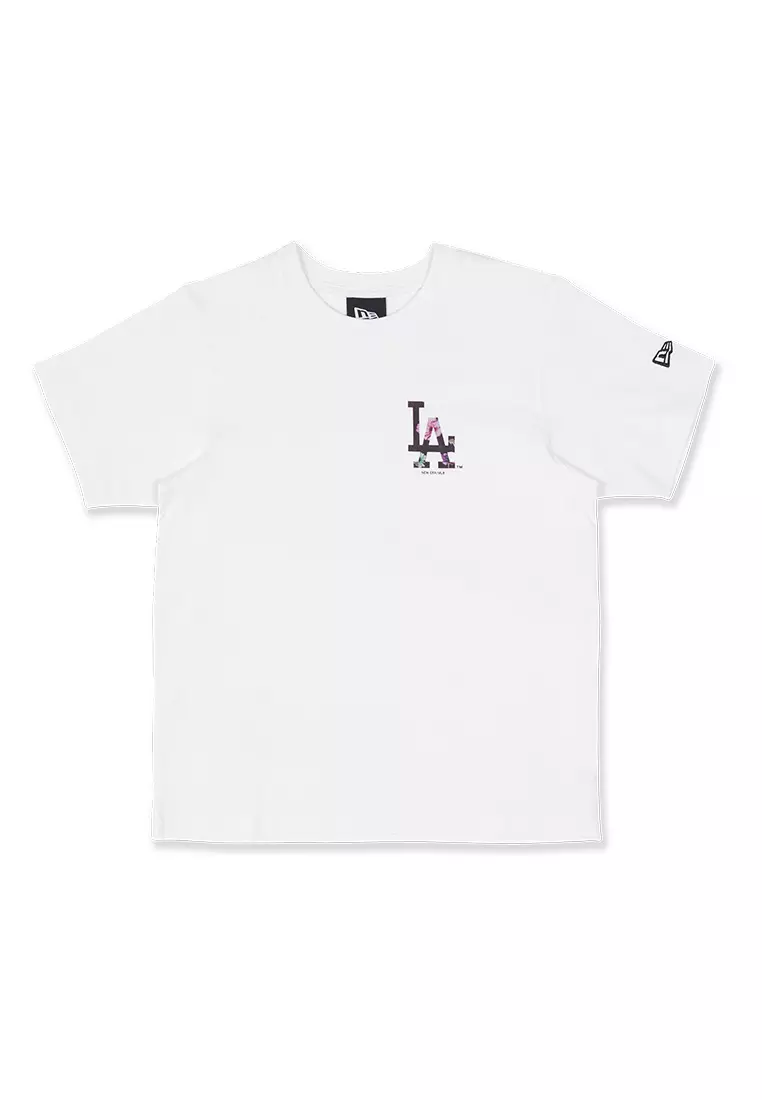 New era Metallic Los Angeles Dodgers Short Sleeve T-Shirt Black