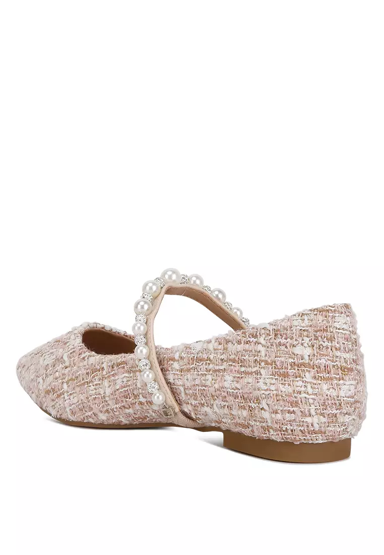Blush Mary Jane Ballet Flats
