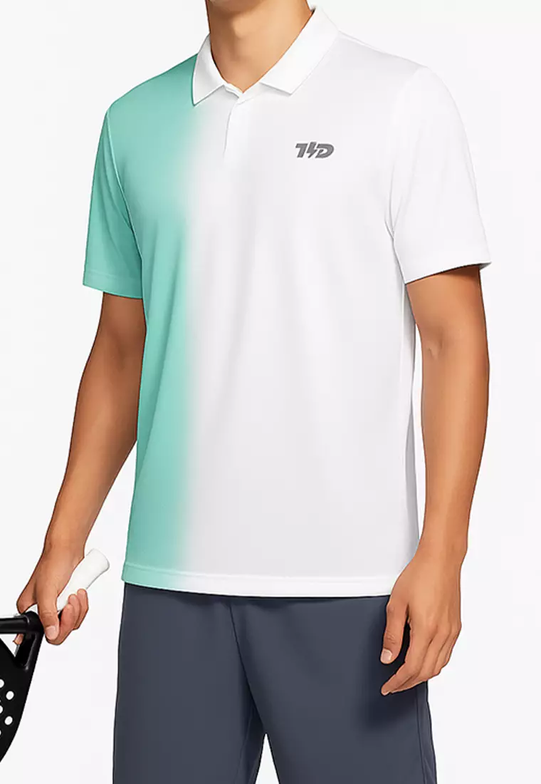 MSB07 Jersey Padel Pria Berkerah "aqua gradation" PoreTech