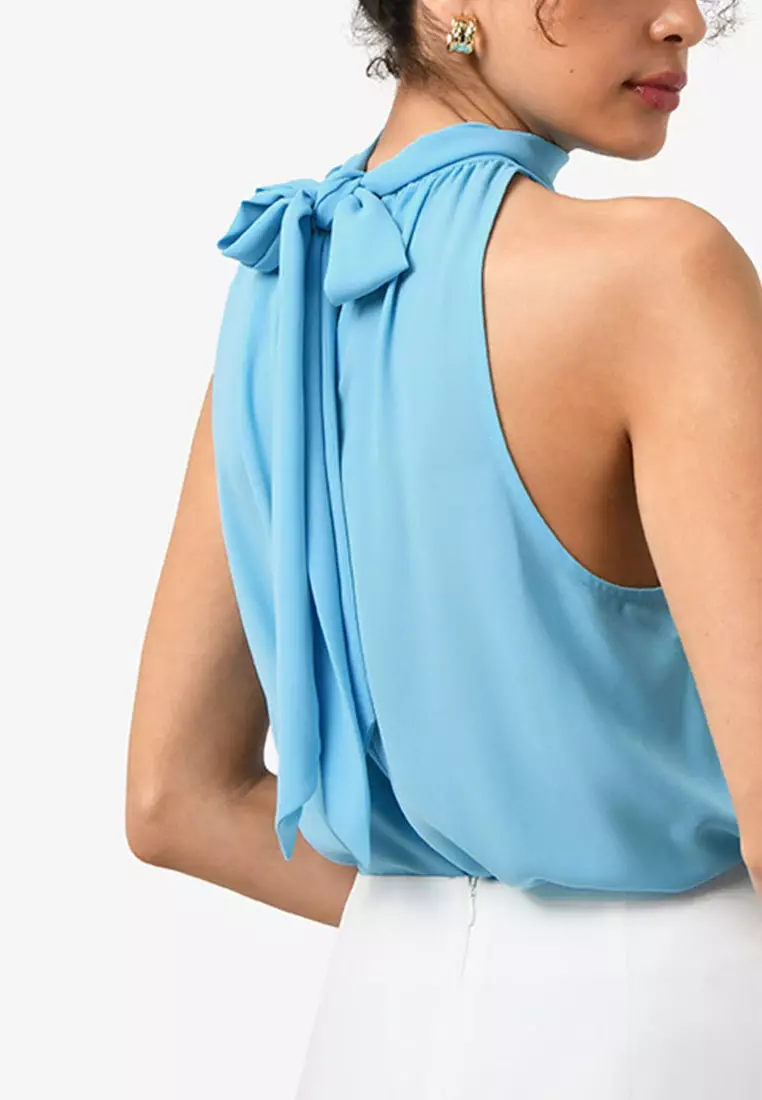 Shelby Draped Sleeveless Top