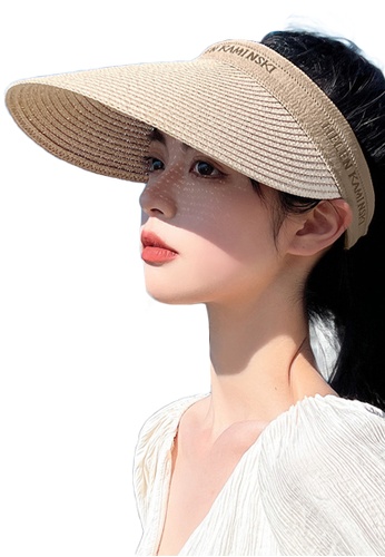 Sunnydaysweety beige Versatile Sunscreen Sunshade Straw Hat A22062401BE B8FFEACC4E0B64GS_1