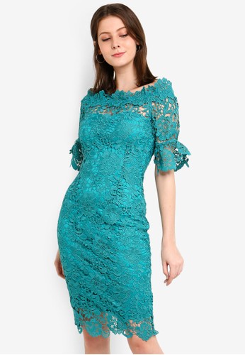 Jual Paper Dolls Jade Bardot Dress Original Zalora Indonesia