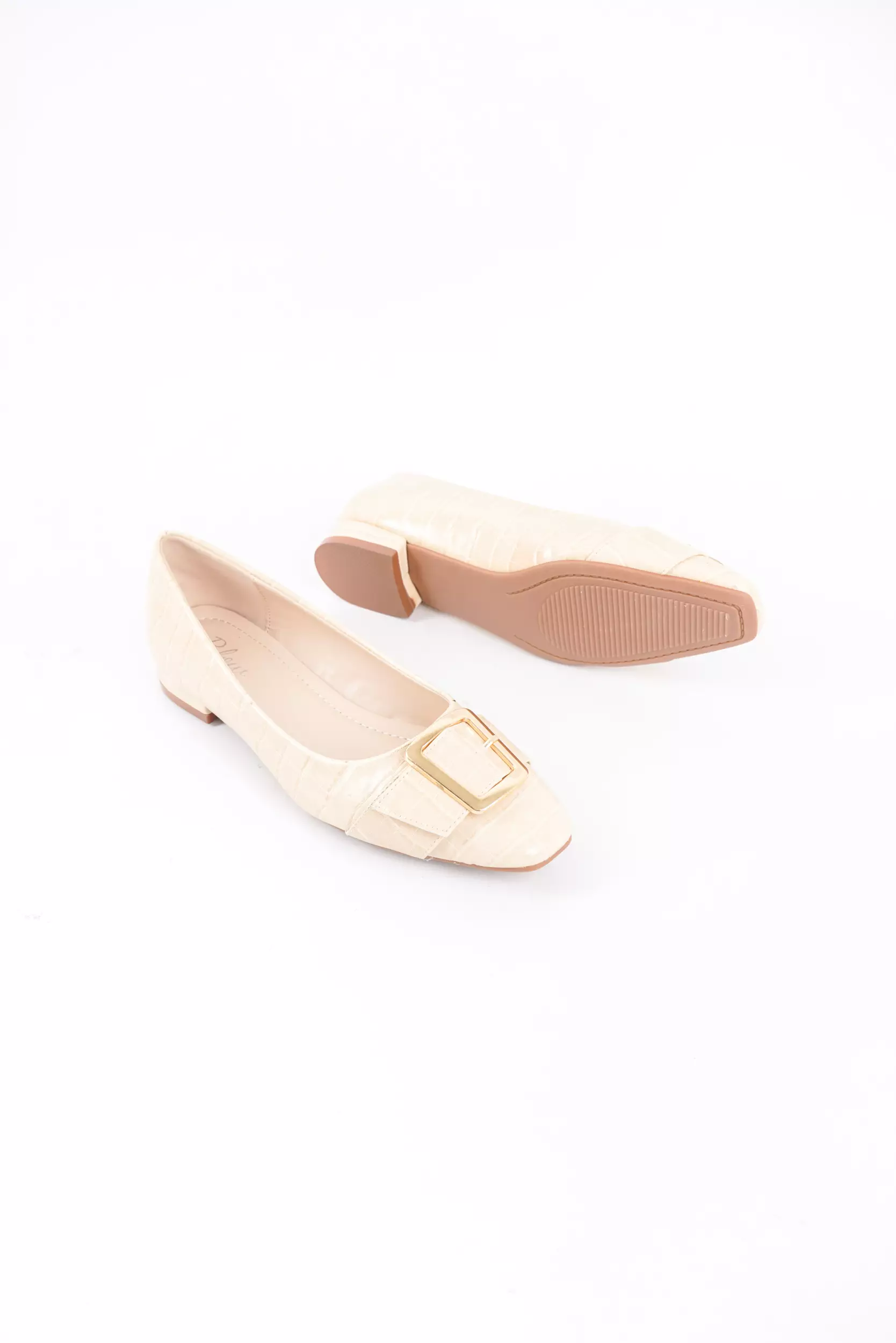 Blow BLJIHE 0011 Sella Croco Heels Sepatu Kerja Wanita 2.5 cm