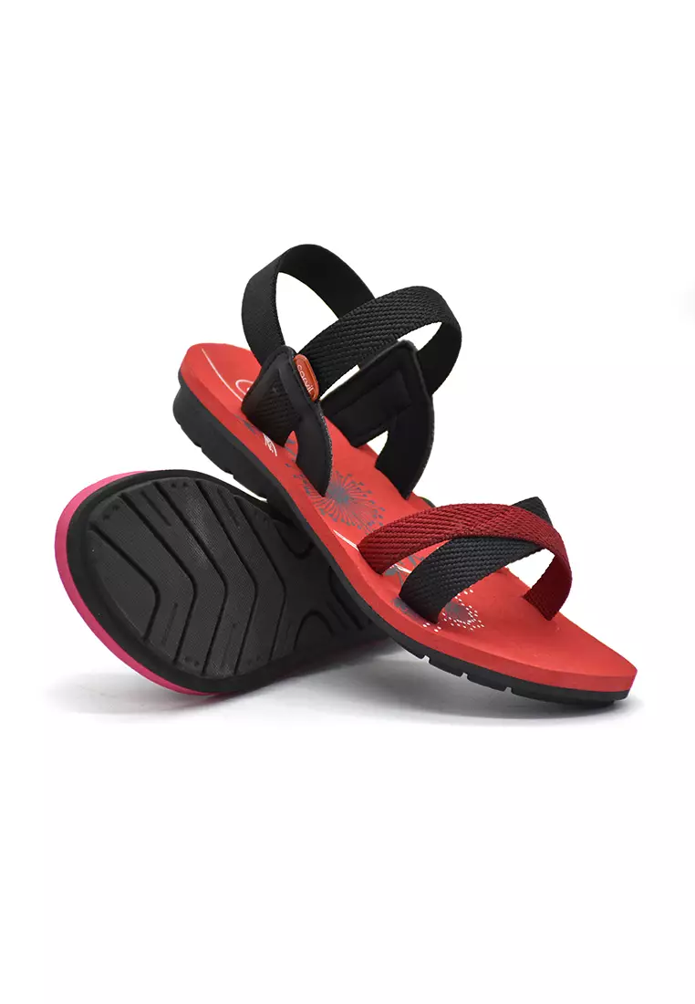 Carvil Sandal Anak Pinky-TWB Black/Red