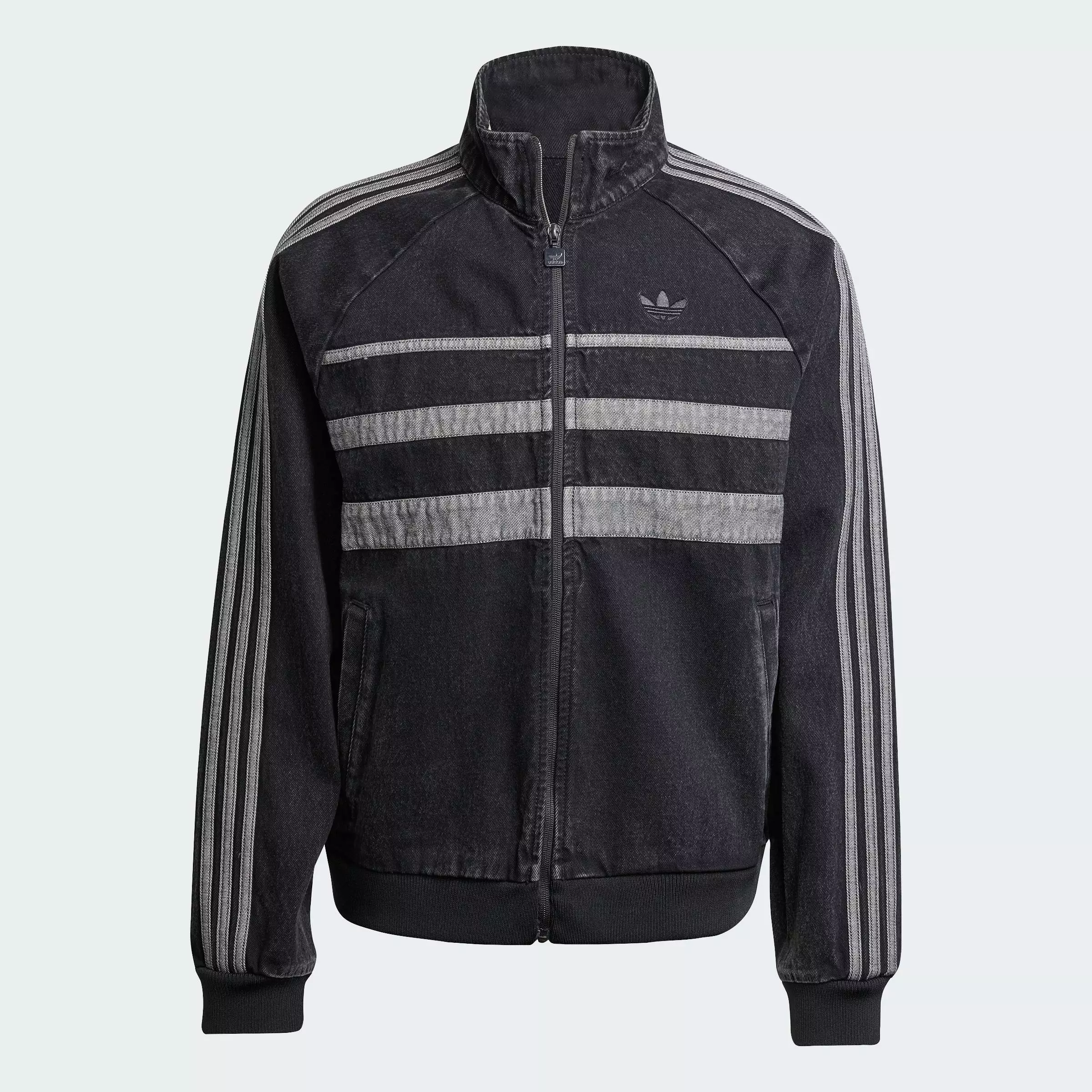 Lifestyle Adicolor First Black Denim Track Top Men Black JW5883