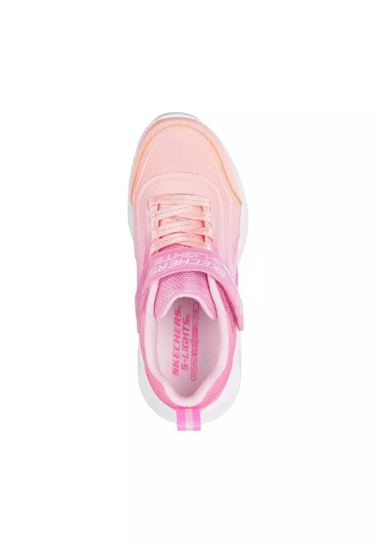 Skechers Girls S-Lights Sola Glow Shoes - 303713L-PKMT
