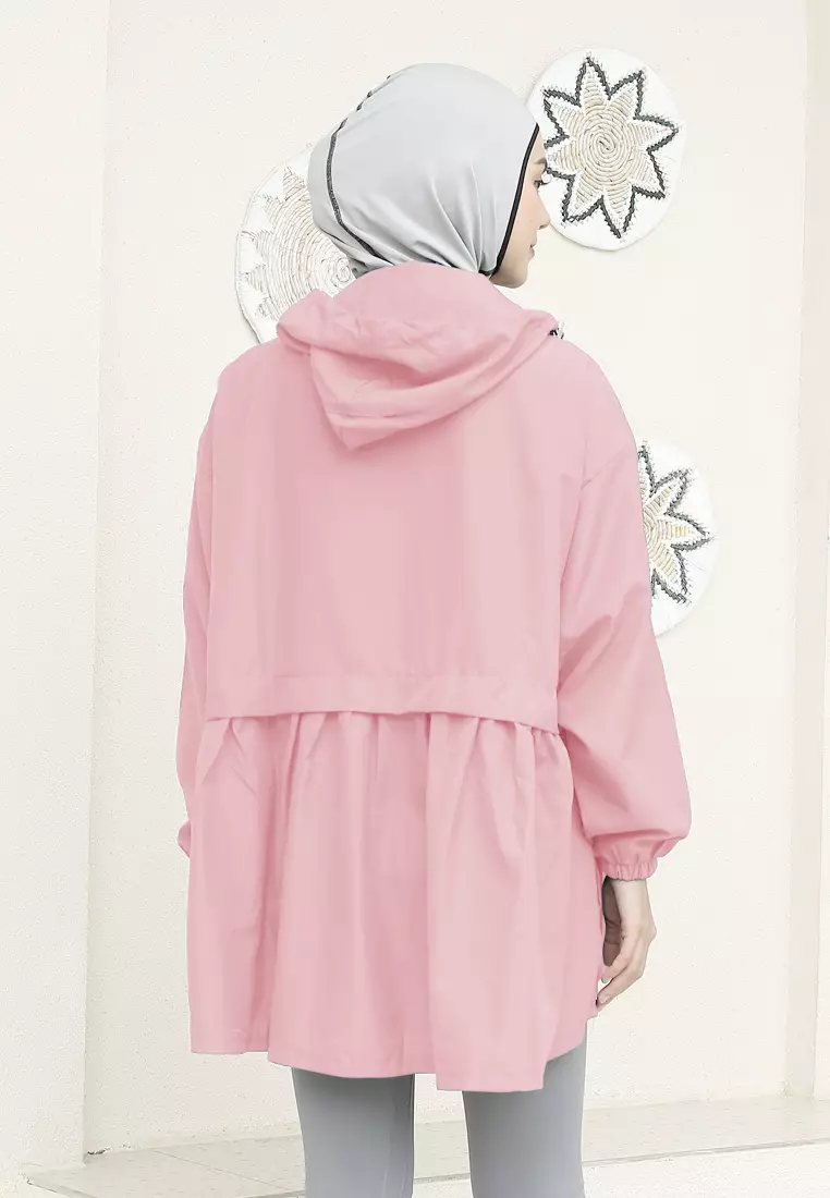 Zelena - Archie Sports Jacket | Jaket Olahraga Wanita Ruffle - Rush Pink