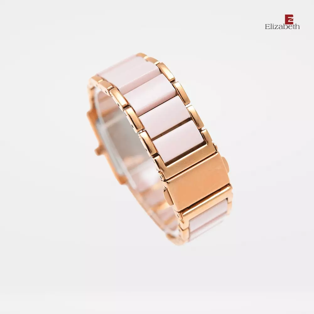 Jam Tangan Wanita - Elizabeth | Marble Strap 2201-0919 | Marble Pink