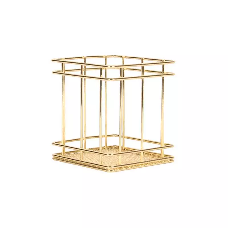 Buy DILAS HOME Square Metallic Pencil Holder (Gold) Online ZALORA