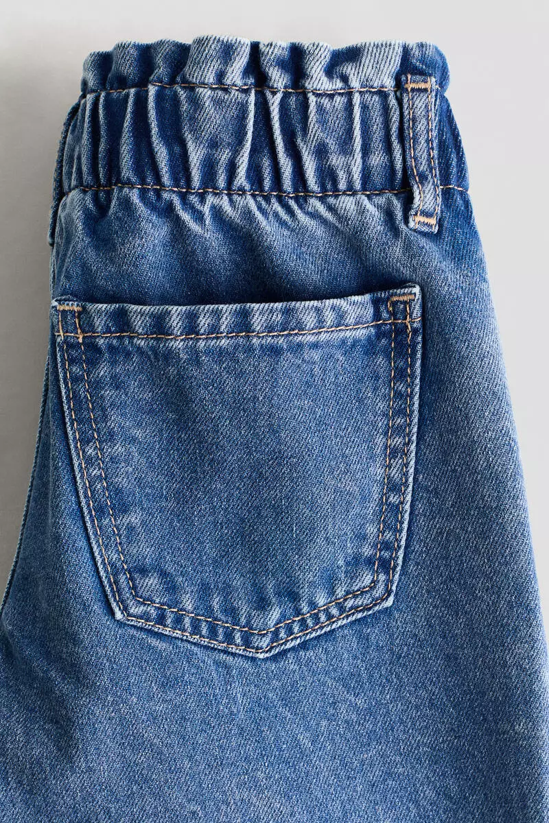 Wide Leg Paper bag jeans