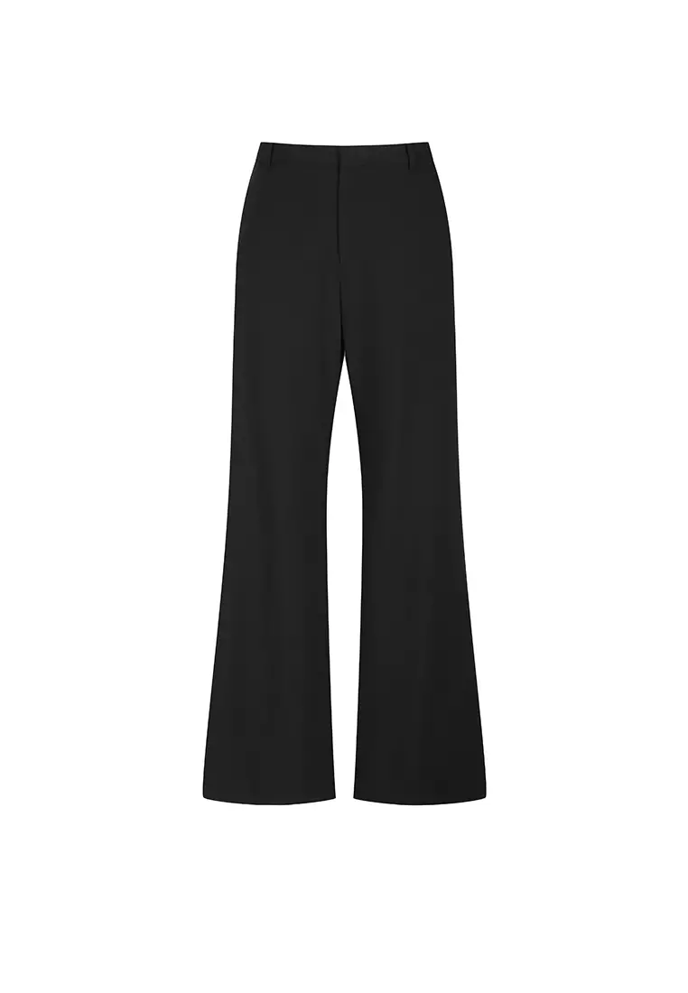 Blended Bell Bottom Pants (No Special Details)