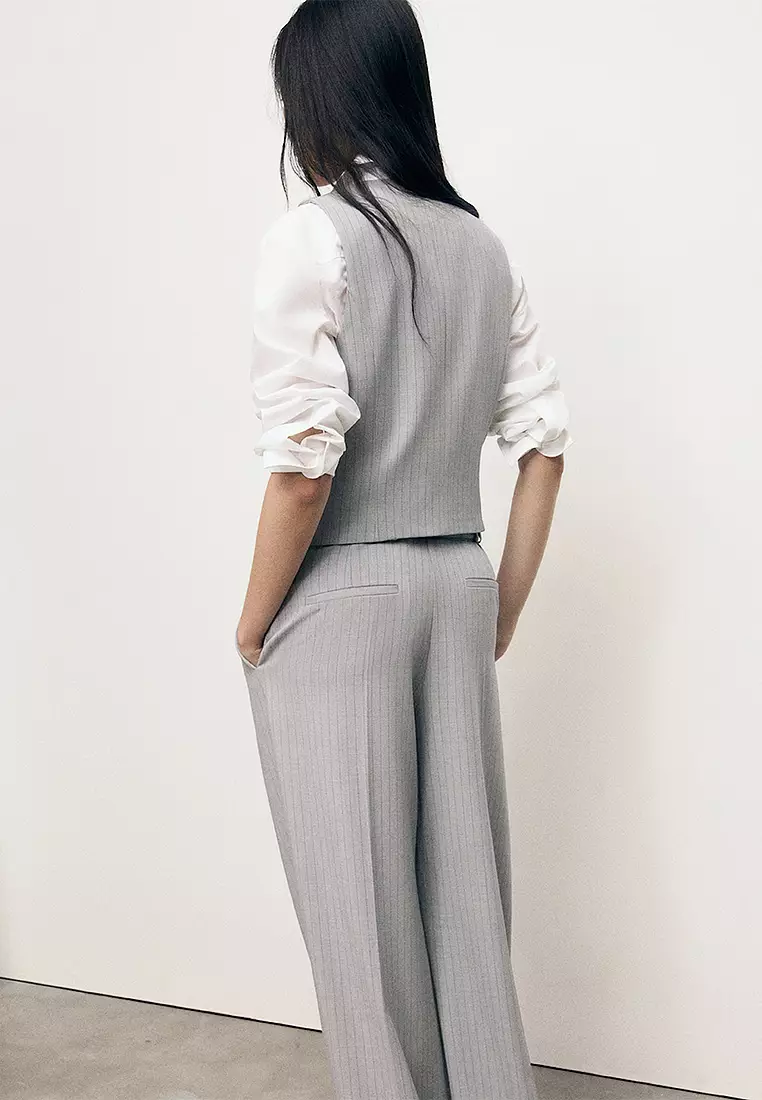 Pinstriped Suit Waistcoat