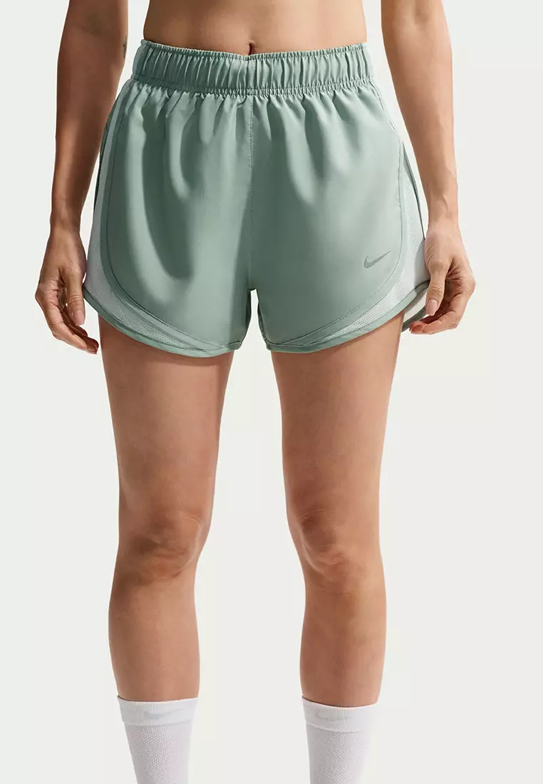 Tempo Women's Dri-FIT Mid-Rise Brief-Lined Running Shorts