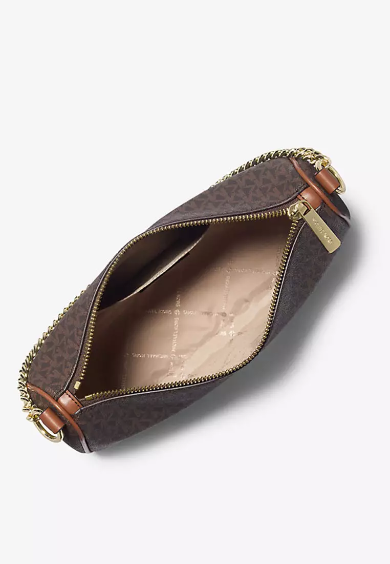 Carmela Medium Signature Logo Convertible Crossbody Bag