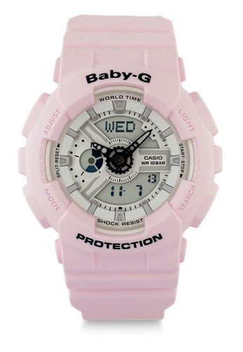 Jual Baby G Casio Baby G Jam Tangan Wanita Pink Resin Ba 110be 4adr Original Zalora Indonesia