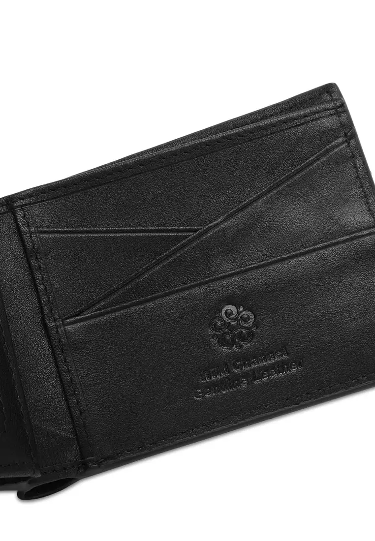 Men's Genuine Leather RFID Blocking Bi Fold Wallet