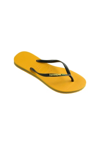 Havaianas yellow Women Slim Brasil Flip Flops 9A771SH138C337GS_1