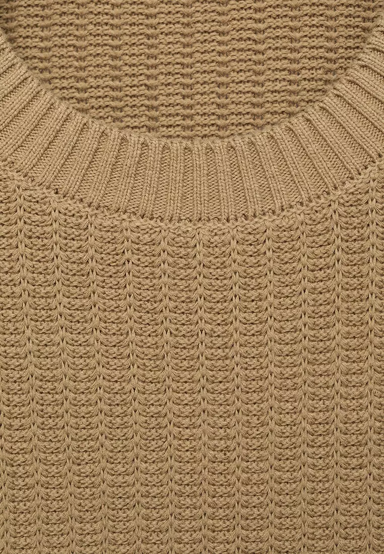 100% Cotton Structured Sweater