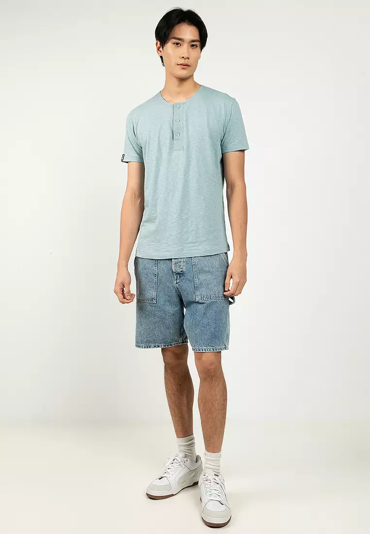 Merchant Grandad Jersey Top