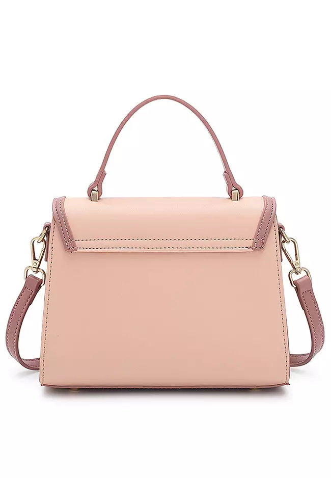 Top Handle Bag / Sling Bag / Crossbody Bag - Pink