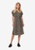 ONLY brown Janet Short Sleeves Shirt Dress FF75CAA55FC658GS_1