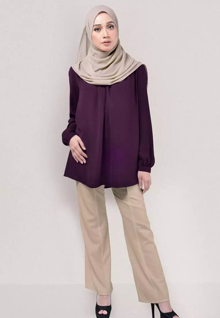 Lydia Blouse in Purple