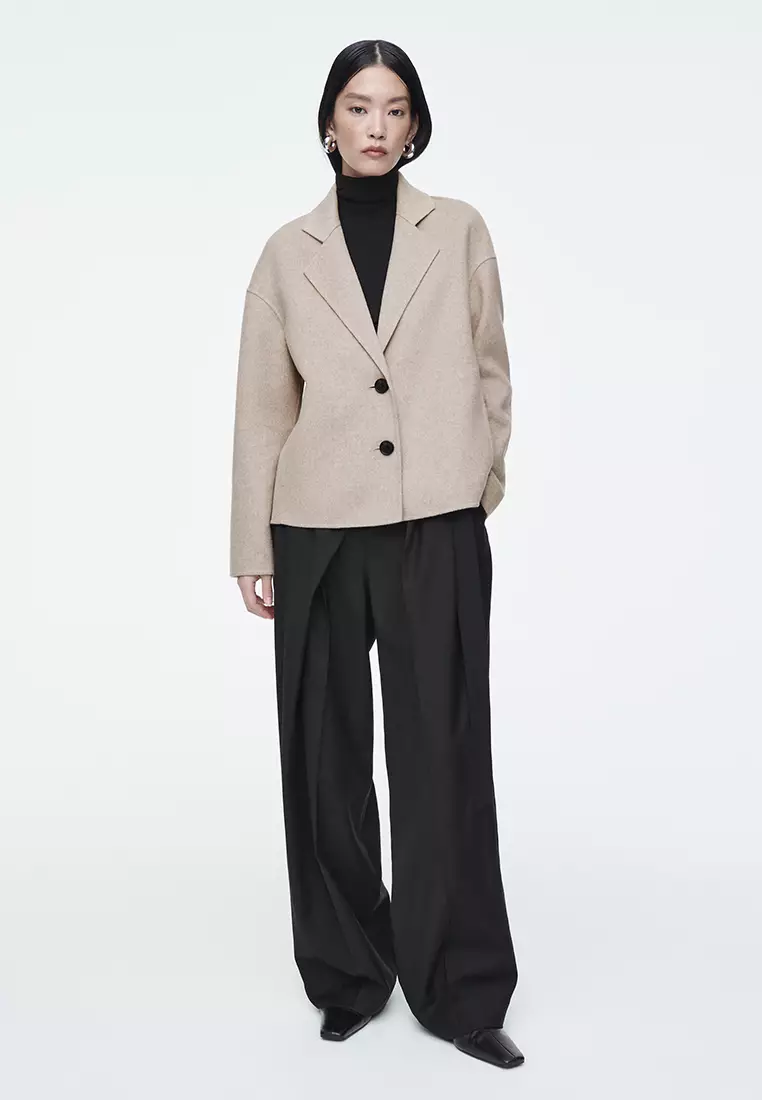 ジャケット・アウター TR w cloth loose tailored double jacket ADRER（アドラー）の「TR w cloth loose tailored double jacket