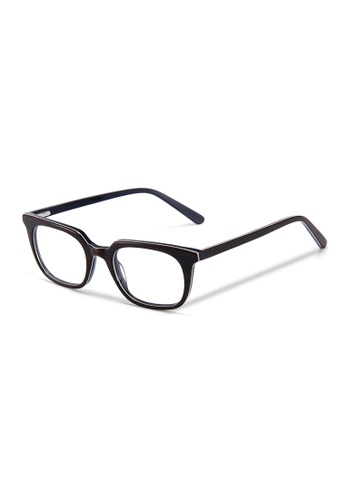 Sensolatino Eyewear Sensolatino Optical  Acetate Frame Series Alessia Unisex Black E1893GL45DC142GS_1