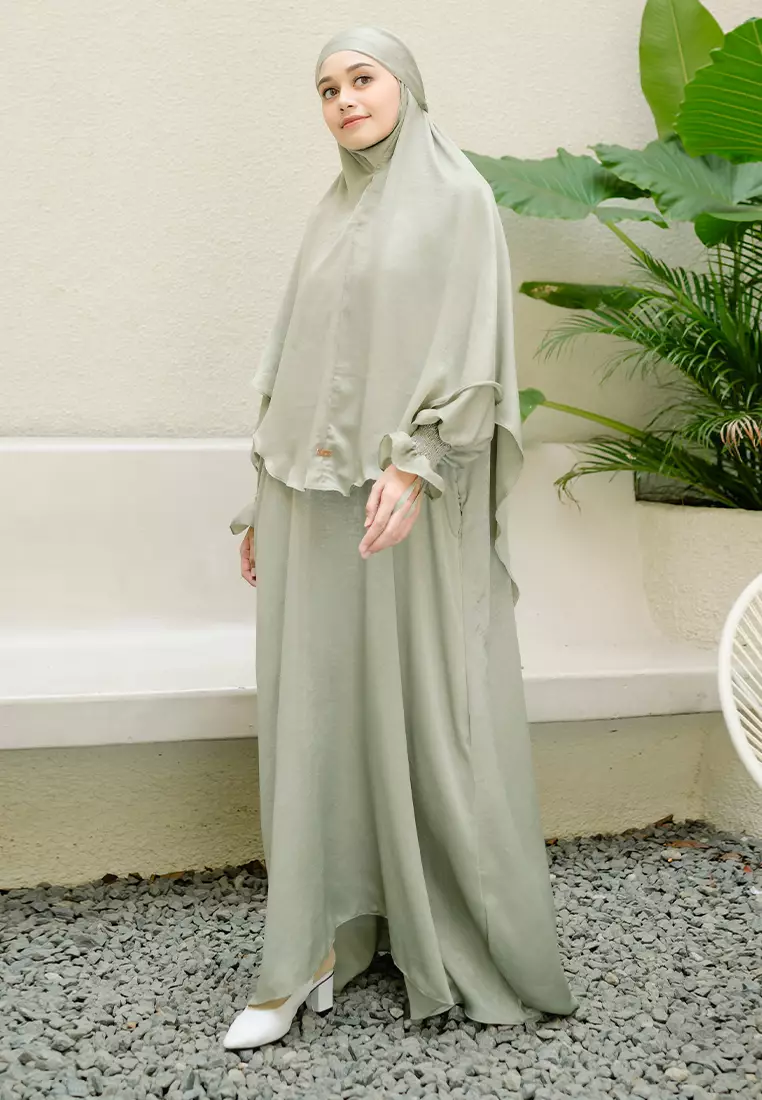 Hanida Abaya Set Sage