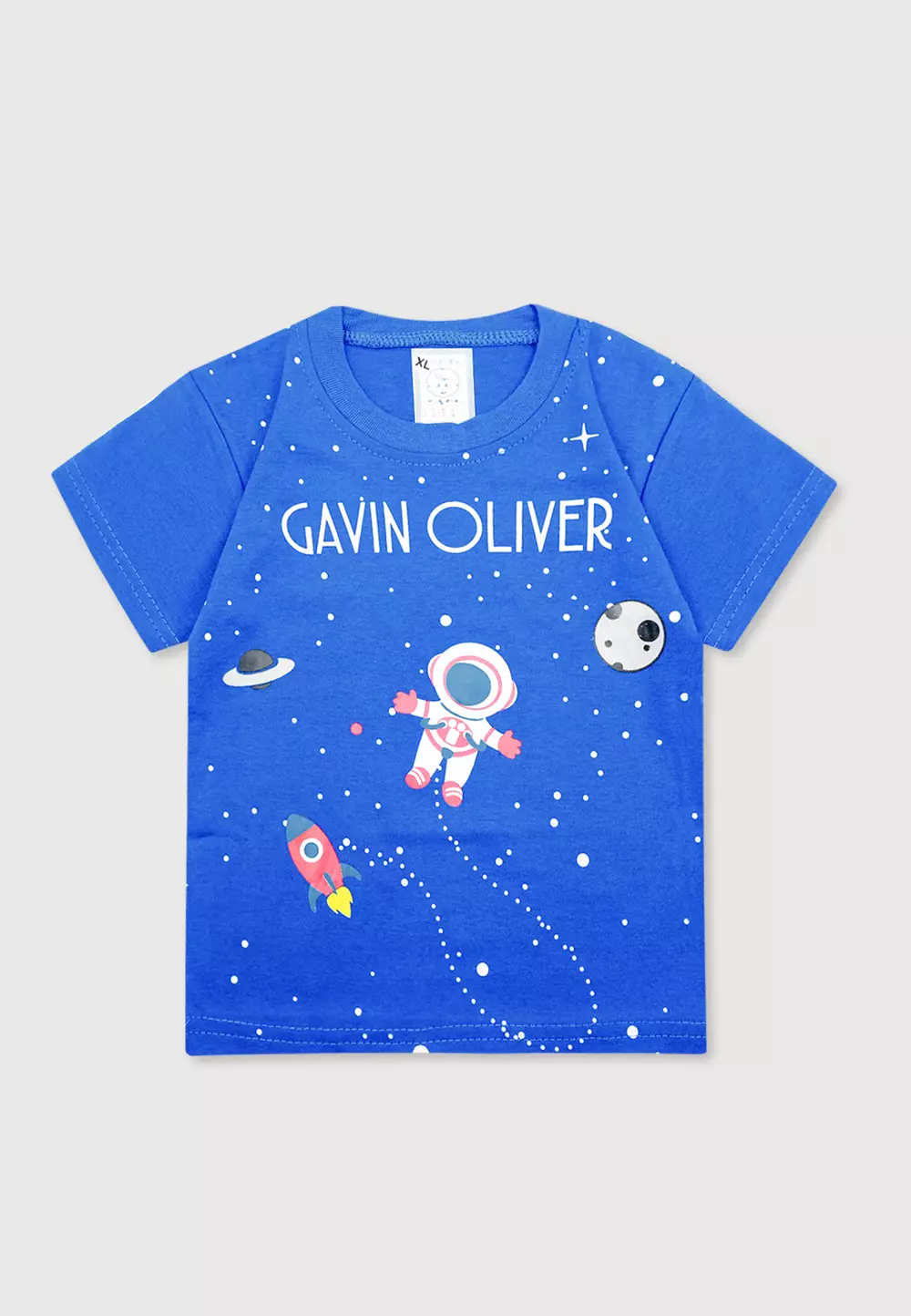 Wakakids Baju Bayi Anak Laki Laki Usia 12 Bulan Hingga 18 Bulan Setelan Celana Jeans Motif Astronaut 3394 Turkis