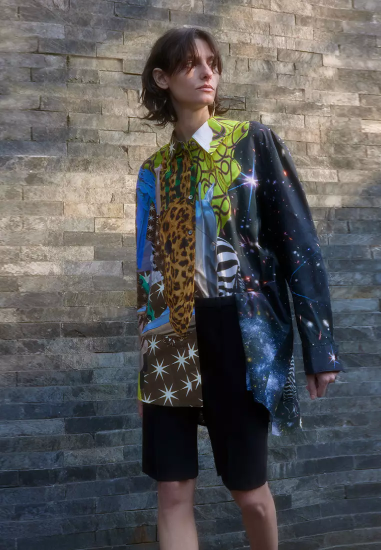 Long Sleeve Printed Shirt