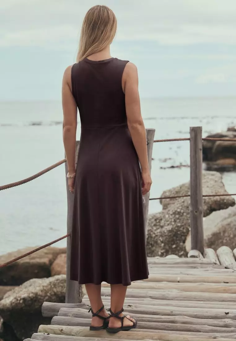 Jersey Midi Dress