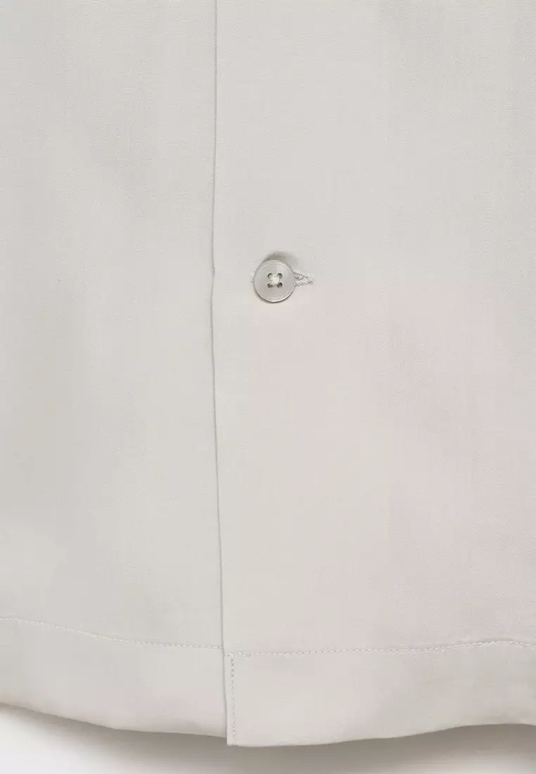 Regular-Fit 100% Tencel Shirt