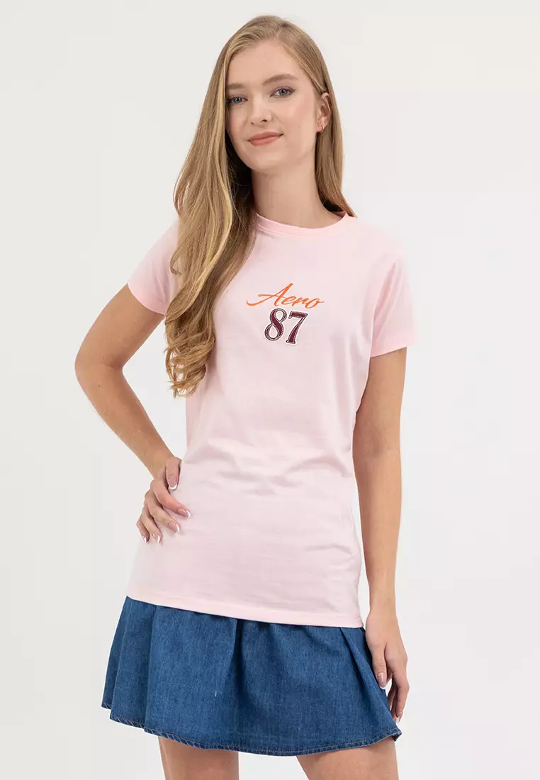 Ladies Logo 87 Tee Almond Blossom