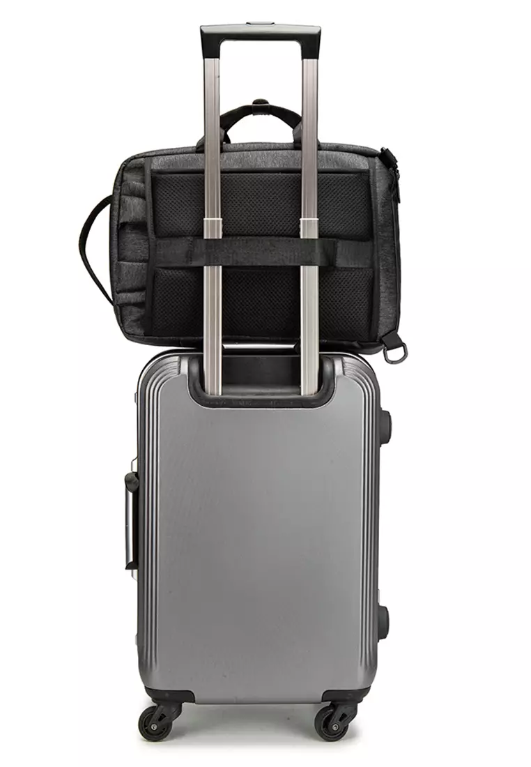 Navy Club Tas Ransel Laptop 3 in 1 HAA - Backpack Built In USB Port Up To 14 Inch (Ransel - Selempang - Jinjing)