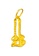 LITZ gold LITZ 916 (22K) Gold Candle Pendant 蜡烛吊坠 CGP0169 (1.39g+/-) 16DCBAC91F0F64GS_1