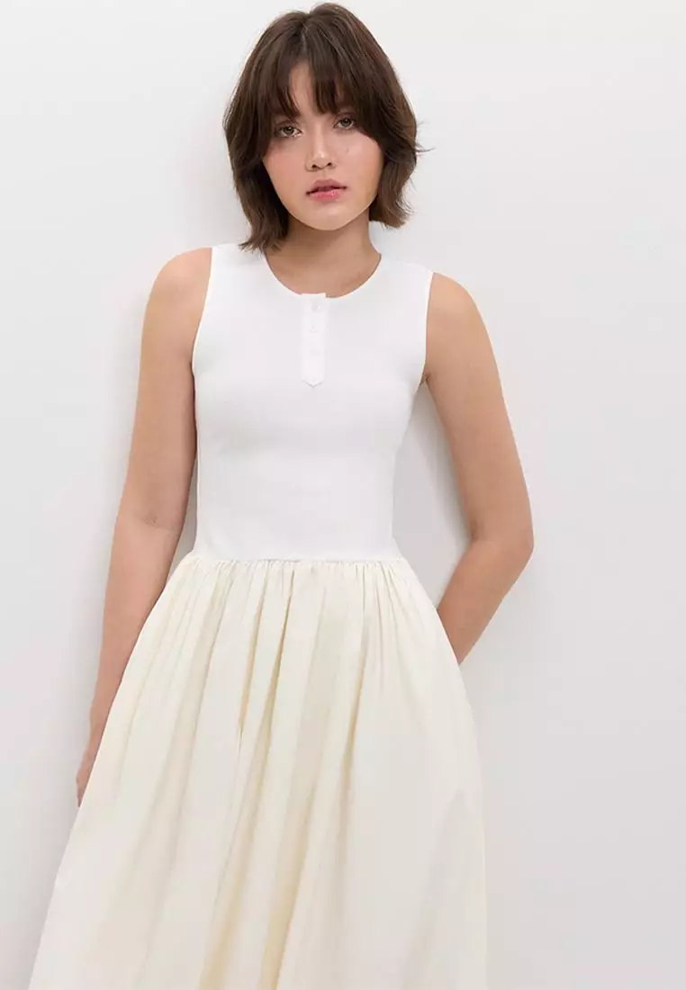 Balloon Skirt Dress